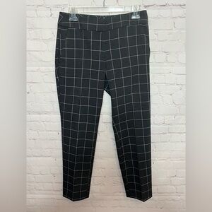 LOFT Julie Windowpane Patterned Pants